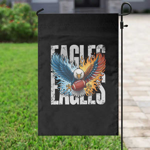 Eagles Football Garden Flag Patriotic Eagle American Flag Gift TS12 Print Your Wear