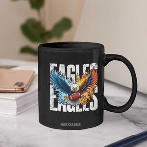 Eagles Football Coffee Mug Patriotic Eagle American Flag Gift TS12 Print Your Wear