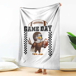 Eagle Football Throw Blanket Game Day Humor Gift TS12 Print Your Wear