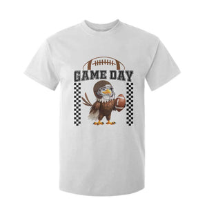 Eagle Football T Shirt For Kid Game Day Humor Gift TS12 White Print Your Wear
