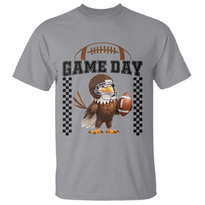 Eagle Football T Shirt Game Day Humor Gift TS12 Sport Gray Print Your Wear