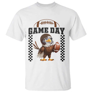 Eagle Football T Shirt Game Day Humor Gift TS12 White Print Your Wear