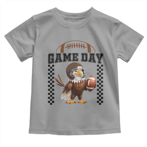 Eagle Football Toddler T Shirt Game Day Humor Gift TS12 Sport Gray Print Your Wear