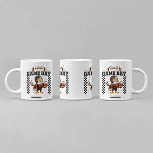 Eagle Football Coffee Mug Game Day Humor Gift TS12 Print Your Wear