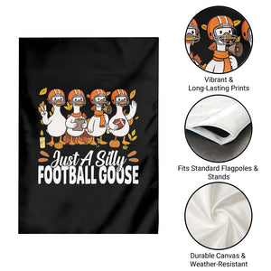 Just A Silly Football Garden Flag Animal Sports Fan Gift TS12 Print Your Wear