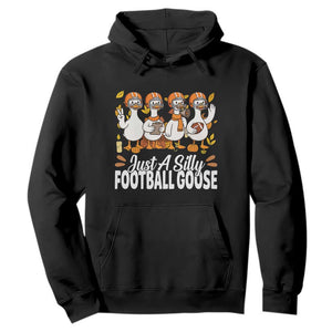 Just A Silly Football Hoodie Animal Sports Fan Gift TS12 Black Print Your Wear