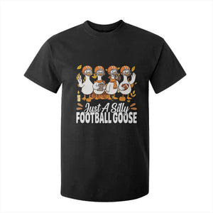 Just A Silly Football T Shirt For Kid Animal Sports Fan Gift TS12 Black Print Your Wear