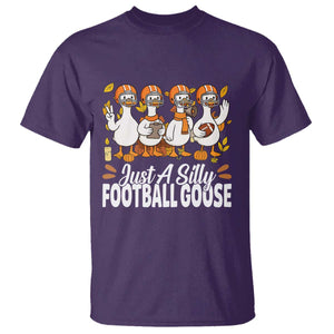 Just A Silly Football T Shirt Animal Sports Fan Gift TS12 Purple Print Your Wear