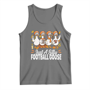 Just A Silly Football Tank Top Animal Sports Fan Gift TS12 Black Heather Print Your Wear