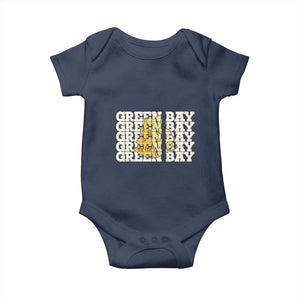 Green Bay Football Fan Cheese Lover Baby Onesie Supporter Gift Idea TS12 Navy Print Your Wear