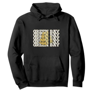 Green Bay Football Fan Cheese Lover Hoodie Supporter Gift Idea TS12 Black Print Your Wear