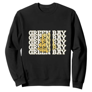 Green Bay Football Fan Cheese Lover Sweatshirt Supporter Gift Idea TS12 Black Print Your Wear