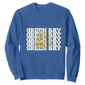 Green Bay Football Fan Cheese Lover Sweatshirt Supporter Gift Idea TS12 Royal Blue Print Your Wear