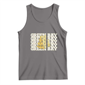Green Bay Football Fan Cheese Lover Tank Top Supporter Gift Idea TS12 Deep Heather Print Your Wear
