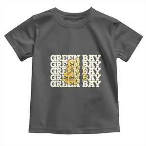 Green Bay Football Fan Cheese Lover Toddler T Shirt Supporter Gift Idea TS12 Dark Heather Print Your Wear