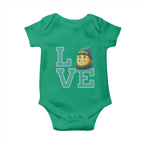 Green Bay Cheesehead Baby Onesie Football Fan Supporter Gift Idea TS12 Irish Green Print Your Wear