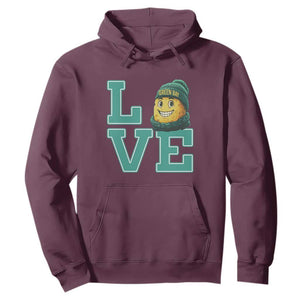 Green Bay Cheesehead Hoodie Football Fan Supporter Gift Idea TS12 Maroon Print Your Wear