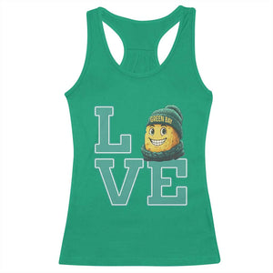 Green Bay Cheesehead Racerback Tank Top Football Fan Supporter Gift Idea - Print Your Wear