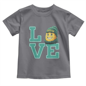 Green Bay Cheesehead Toddler T Shirt Football Fan Supporter Gift Idea TS12 Charcoal Print Your Wear