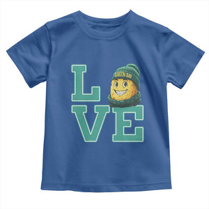 Green Bay Cheesehead Toddler T Shirt Football Fan Supporter Gift Idea TS12 Royal Blue Print Your Wear