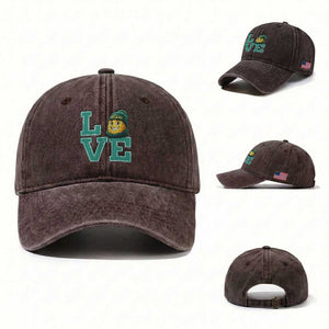GFF Lover Football Fan Supporter Gift Idea Washed Cotton Baseball Cap TS12 Washed Cap Universal Fit Dark Brown Print Your Wear