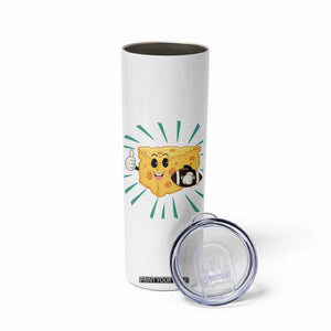 Funny Cheese Head Football Player Sports Gift Idea Skinny Tumbler TS12 Print Your Wear