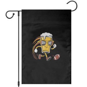 Funny Beer Mug Playing Football Garden Flag Team Supporter Green Bay Gift TS12 Black Print Your Wear