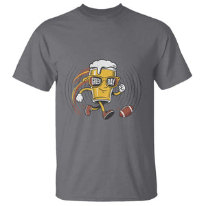 Funny Beer Mug Playing Football T Shirt Team Supporter GFF Gift TS12 Charcoal Print Your Wear