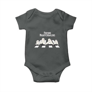 Fresno Nightcrawler Baby Onesie Folklore Gothic Horror Cryptid Gift TS12 Dark Heather Print Your Wear