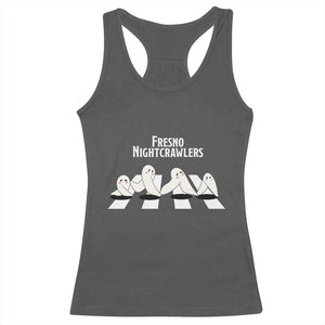 Fresno Nightcrawler Racerback Tank Top Folklore Gothic Horror Cryptid Gift TS12 Dark Heather Print Your Wear