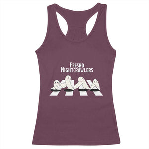 Fresno Nightcrawler Racerback Tank Top Folklore Gothic Horror Cryptid Gift TS12 Maroon Print Your Wear