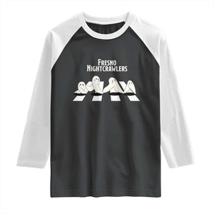 Fresno Nightcrawler Raglan Shirt Folklore Gothic Horror Cryptid Gift TS12 Black White Print Your Wear