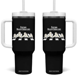 Fresno Nightcrawler Tumbler With Handle Folklore Gothic Horror Cryptid Gift TS12 One Size: 40 oz Black Print Your Wear
