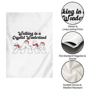Funny Fresno Nightcrawlers Christmas Gift Garden Flag Walking In A Cryptid Wonderland TS12 Print Your Wear