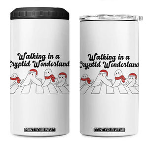 Funny Fresno Nightcrawlers Christmas Gift 4 in 1 Can Cooler Tumbler Walking In A Cryptid Wonderland TS12 One Size: 16 oz White Print Your Wear