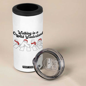 Funny Fresno Nightcrawlers Christmas Gift 4 in 1 Can Cooler Tumbler Walking In A Cryptid Wonderland TS12 Print Your Wear