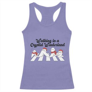 Funny Fresno Nightcrawlers Christmas Gift Racerback Tank Top Walking In A Cryptid Wonderland TS12 Violet Print Your Wear
