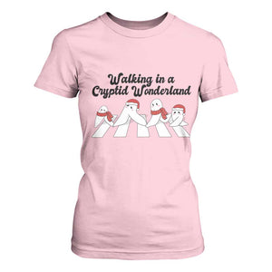 Funny Fresno Nightcrawlers Christmas Gift T Shirt For Women Walking In A Cryptid Wonderland TS12 Light Pink Print Your Wear