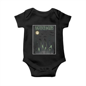 Fresno Nightcrawlers Baby Onesie Gothic Cryptid Horror Fan Gift TS12 Black Print Your Wear