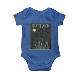 Fresno Nightcrawlers Baby Onesie Gothic Cryptid Horror Fan Gift TS12 Royal Blue Print Your Wear