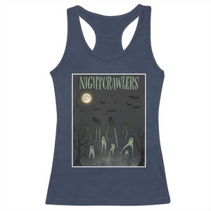 Fresno Nightcrawlers Racerback Tank Top Gothic Cryptid Horror Fan Gift TS12 Navy Print Your Wear