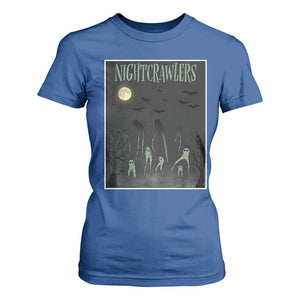 Fresno Nightcrawlers T Shirt For Women Gothic Cryptid Horror Fan Gift TS12 Royal Blue Print Your Wear