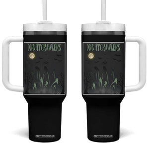 Fresno Nightcrawlers Tumbler With Handle Gothic Cryptid Horror Fan Gift TS12 One Size: 40 oz Black Print Your Wear