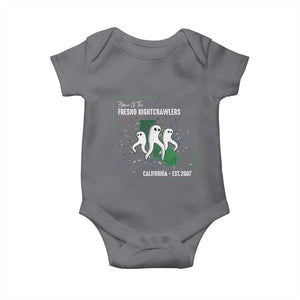 Fresno Nightcrawlers Baby Onesie Home Of California Cryptid Gift TS12 Charcoal Print Your Wear