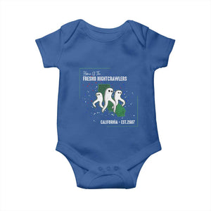 Fresno Nightcrawlers Baby Onesie Home Of California Cryptid Gift TS12 Royal Blue Print Your Wear