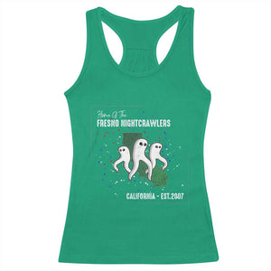 Fresno Nightcrawlers Racerback Tank Top Home Of California Cryptid Gift TS12 Irish Green Print Your Wear