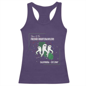 Fresno Nightcrawlers Racerback Tank Top Home Of California Cryptid Gift TS12 Purple Print Your Wear
