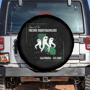 Fresno Nightcrawlers Spare Tire Cover Home Of California Cryptid Gift TS12 No hole Black Print Your Wear