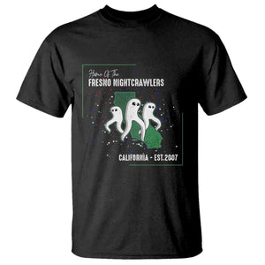 Fresno Nightcrawlers T Shirt - Home Of California Cryptid Gift Tee TS12 Black Print Your Wear