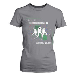 Fresno Nightcrawlers T Shirt For Women Home Of California Cryptid Gift TS12 Charcoal Print Your Wear